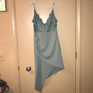 Mint colored party dress